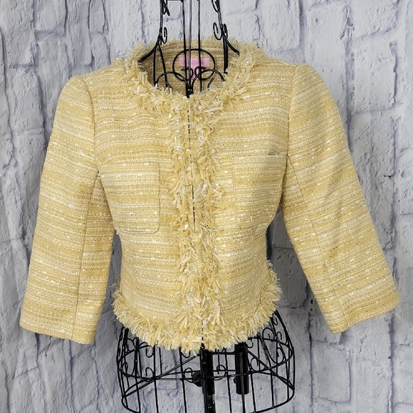 Lilly Pulitzer‎ Gold Blazer with Elegant Design